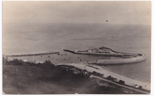 Lyme regis the cobb harbour - the,