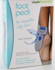 Lloyds Pharmacy Cordless Foot Pedi rechageable waterproof Callous Removal