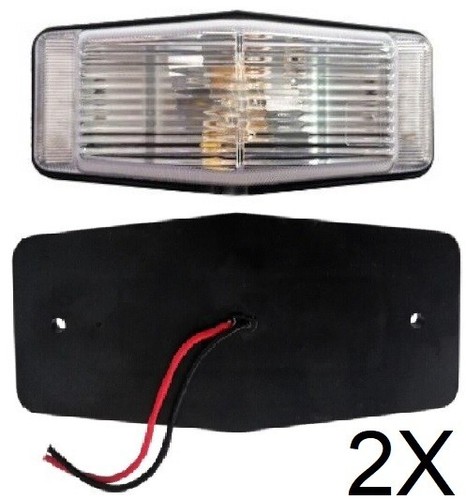 Pole marker lamp - 2x, double