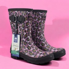 New Joules Rain Boots Mid Calf