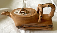 Yixing Clay Teapot with unusual Tree Branch  Design exceptional condition 
