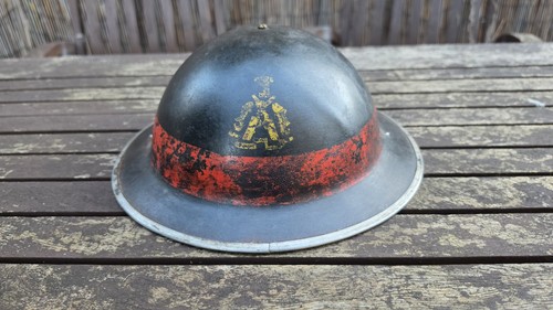 Ww2 british firemans helmet - ww2,