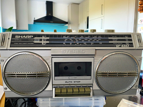 Sharp 4343e stereo radio - sharp, gf-4343e(s)