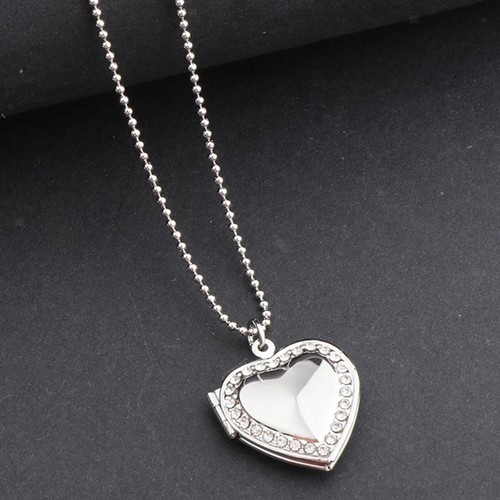 Mini rhinestone heart photo - mini,