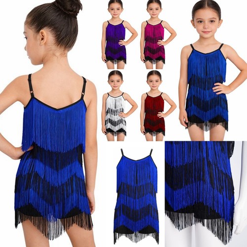 Girls tassle dance dress - tassle,
