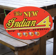 Enamel Sign Indian Motorcycles
