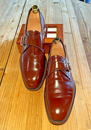 Loake monk strap shoes - loake, 10f