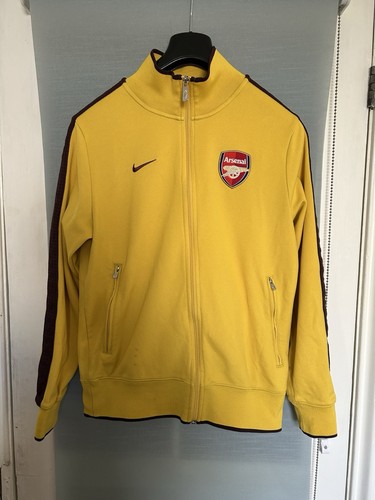 Vintage nike arsenal yellow - nike,