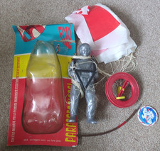 Vintage Parascensional Eolo II 1960's Italian Kite Parachutist Parachute Toy