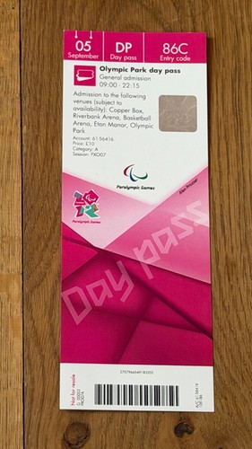 Ticket 2012 london - ticket,