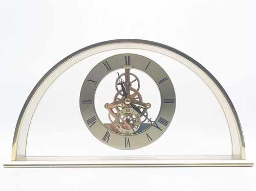 Gold tone skeleton mantel - gold,