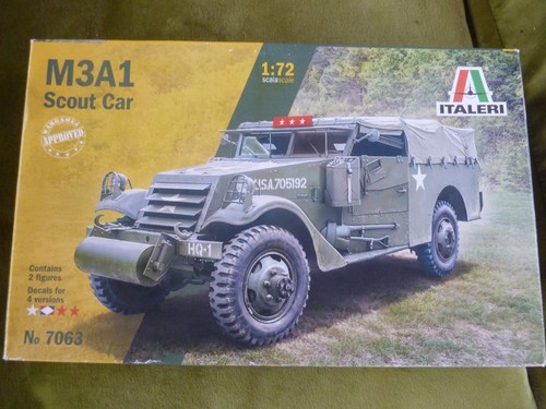 Italeri m3a1 white scout car - italeri,