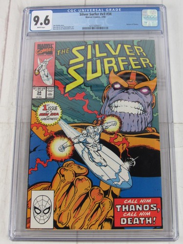 Silver surfer cgc 9 6 - silver,