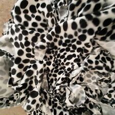 1950g Bag DALMATION PRINT VELBOA FAUX FUR FABRIC offcuts remnants small pieces