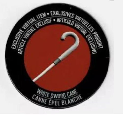 Roblox white sword - white, cane