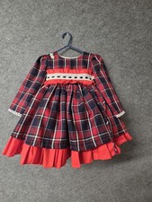 Stunning Girls Tia London Tartan Dress Size 18-24 Months BNWOT