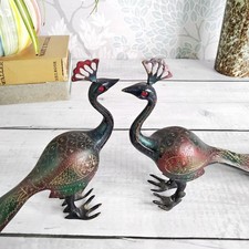 Pair of Coloured  Brass