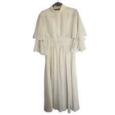 Berkertex Vintage Boutique Yellow Maxi Dress Size 14