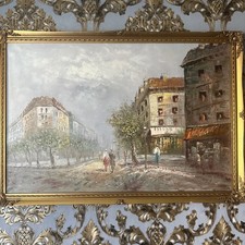 Original Signed Framed Caroline Burnett Oil Painting  36” X 24”