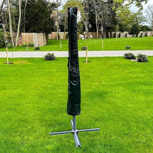 Waterproof parasol cover - waterproof, green