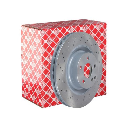 Brake disc front left - 1,
