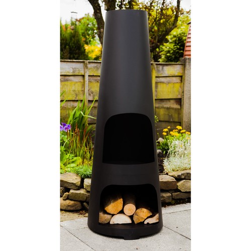 Outdoor chimenea log - outdoor,