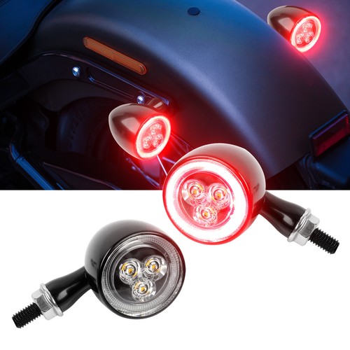 Black motorcycle led bullet - motorcycle,