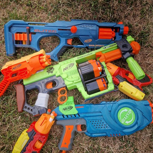 Nerf gun bundle job lot - gun, with