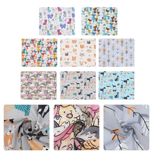 8pcs 1set printing cloths - 1set,
