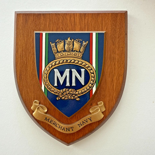 Military shield wall plaque - shield,