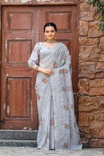Pure Zari Chiffon Saree