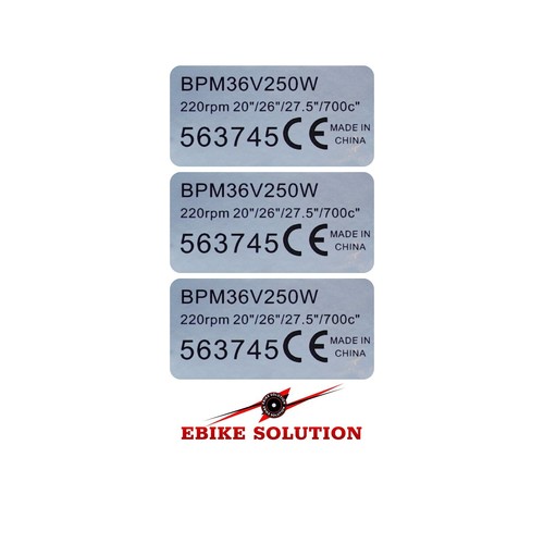 Ebike motor sticker 250w - ebike,