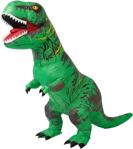 Rex inflatable costume adult - t-rex,