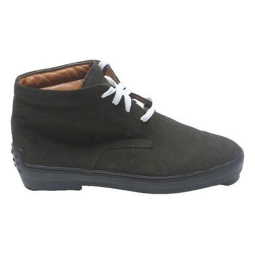 Tods suede mens loafer shoes - suede,