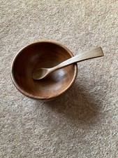 vintage 1960's wooden bowl and