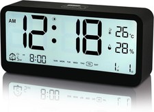 Digital alarm clock, bedside