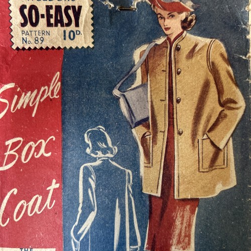 Vintage 1940s sewing pattern - vintage,
