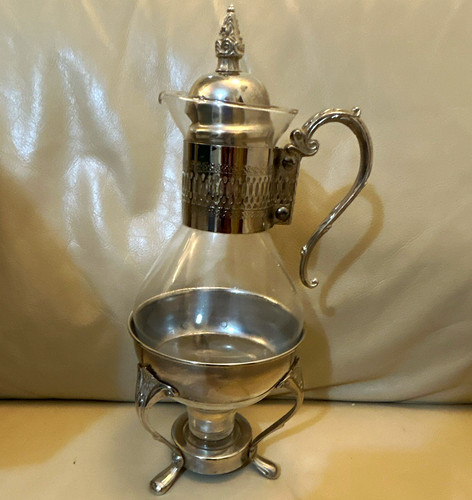 Silver plated coffee carafe - coffee,