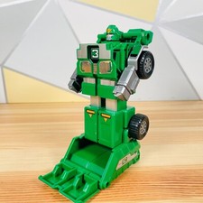 Power Ranger Deluxe Turbo Rescue Megazord Green Truck #3 Zord 1997 Bandai