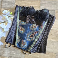 Black And Teal Peacock