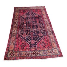 Antique traditional rug - rug, red