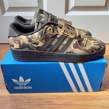 ADIDAS RIVALRY LOW camo camouflage UK 9 Sneakers EU43.3 US9.5 Deadstock 🏀 rare 