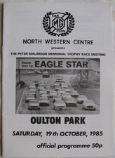 OULTON PARK 19 Oct 1985 MG Car
