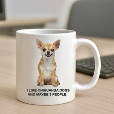 Chihuahua Dog Mug Printed Tea