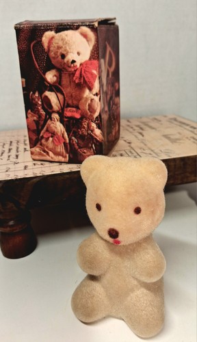 Vintage avon fuzzy bear - oz.,