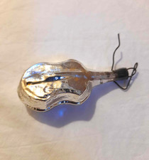Antique Mercury Glassblown Christmas Ornament - Violin/Cello