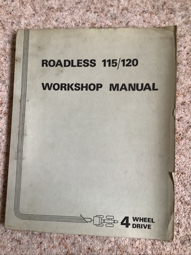 Roadless 115 120 workshop - roadless, 115/120