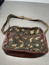 Fred Perry Camouflage Messenger Shoulder Bag Excellent Condition