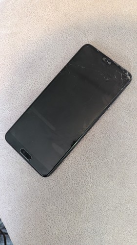 Huawei p20 black damaged - huawei,