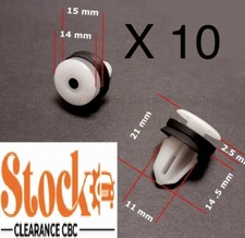 10x Door Card Interior Trim Panel Clips, Land Rover, Range Rover, Freelander etc